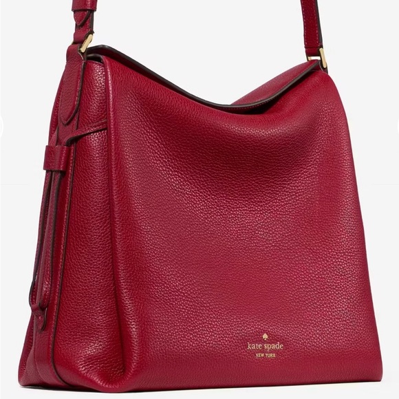 Kate Spade (NWT) Red Jam Dumpling Large Shoulder Bag - Picture 3 of 8
